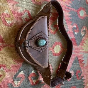Handmade Peruvian Leather Purse